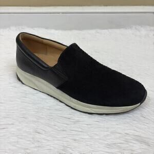 Naturalizer Selah Sporty Slip-On Sneaker Black Suede Size 10
